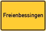 Place name sign Freienbessingen