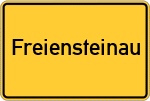 Place name sign Freiensteinau