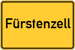 Place name sign Fürstenzell
