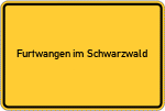 Place name sign Furtwangen im Schwarzwald