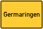 Place name sign Germaringen