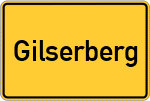 Place name sign Gilserberg