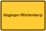Place name sign Göggingen (Württemberg)