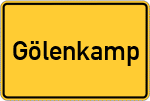 Place name sign Gölenkamp