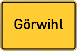Place name sign Görwihl