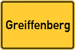 Place name sign Greiffenberg