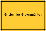 Place name sign Grieben bei Grevesmühlen