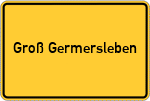 Place name sign Groß Germersleben