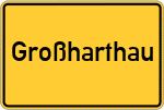 Place name sign Großharthau