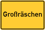 Place name sign Großräschen