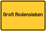 Place name sign Groß Rodensleben