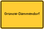 Place name sign Grunow-Dammendorf