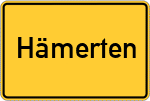 Place name sign Hämerten