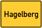 Place name sign Hagelberg