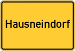 Place name sign Hausneindorf