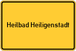 Place name sign Heilbad Heiligenstadt