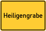 Place name sign Heiligengrabe