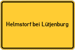 Place name sign Helmstorf bei Lütjenburg