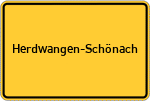 Place name sign Herdwangen-Schönach