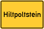 Place name sign Hiltpoltstein, Oberfranken