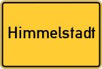 Place name sign Himmelstadt