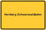 Place name sign Hornberg (Schwarzwaldbahn)