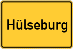 Place name sign Hülseburg