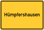 Place name sign Hümpfershausen