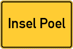 Place name sign Insel Poel