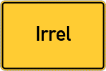 Place name sign Irrel