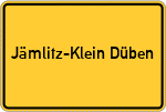 Place name sign Jämlitz-Klein Düben