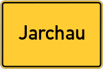 Place name sign Jarchau