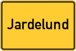 Place name sign Jardelund