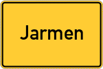 Place name sign Jarmen