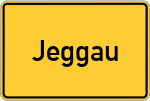 Place name sign Jeggau