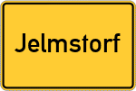 Place name sign Jelmstorf