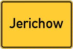 Place name sign Jerichow