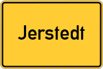 Place name sign Jerstedt