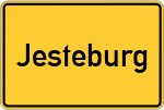 Place name sign Jesteburg