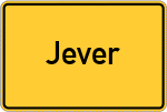 Place name sign Jever