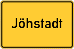 Place name sign Jöhstadt