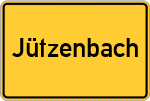 Place name sign Jützenbach