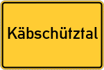 Place name sign Käbschütztal