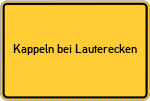 Place name sign Kappeln bei Lauterecken