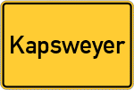Place name sign Kapsweyer
