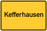 Place name sign Kefferhausen