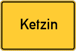 Place name sign Ketzin