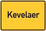 Place name sign Kevelaer