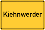 Place name sign Kiehnwerder