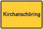 Place name sign Kirchanschöring